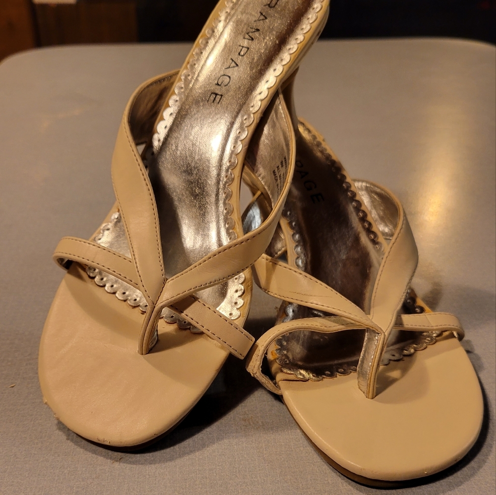 Ivory Sandal Heels